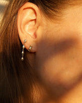 Renee White Diamonds Earrings